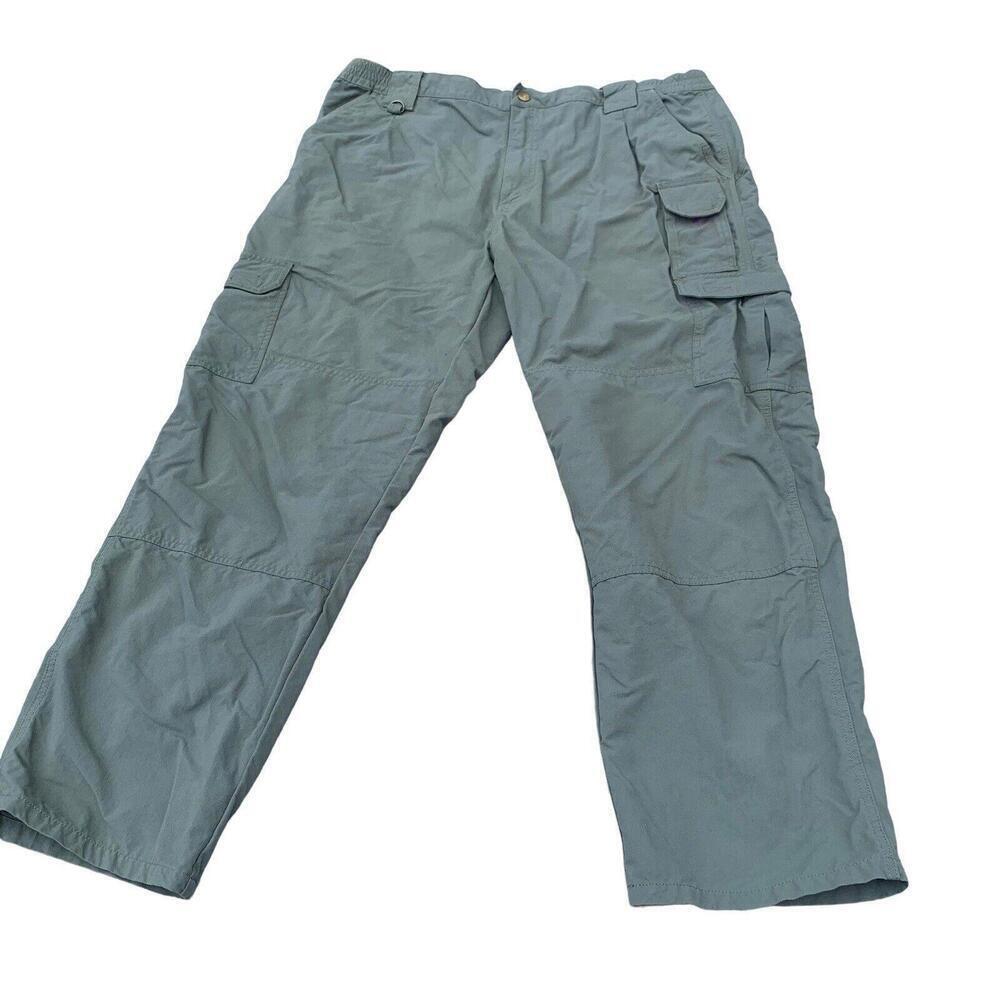 5.11 Tactical Pants Mens 40 Green Cargo Active Work Wear Reinforced 74158 40x30‍